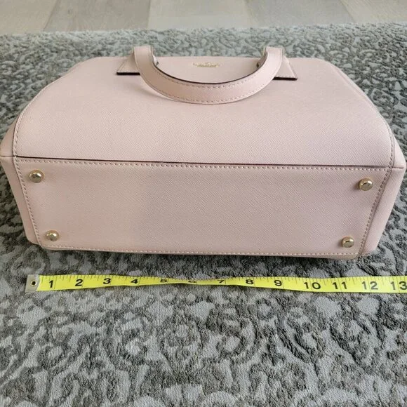 Kate Spade Pink/Blush Leather Handbag Tote Style - Picture 10 of 16